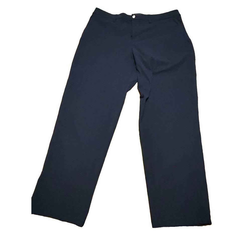 Lululemon ABC Pants Mens 36x28 Navy Chino Classic Fit Warpstreme Preppy Stretch